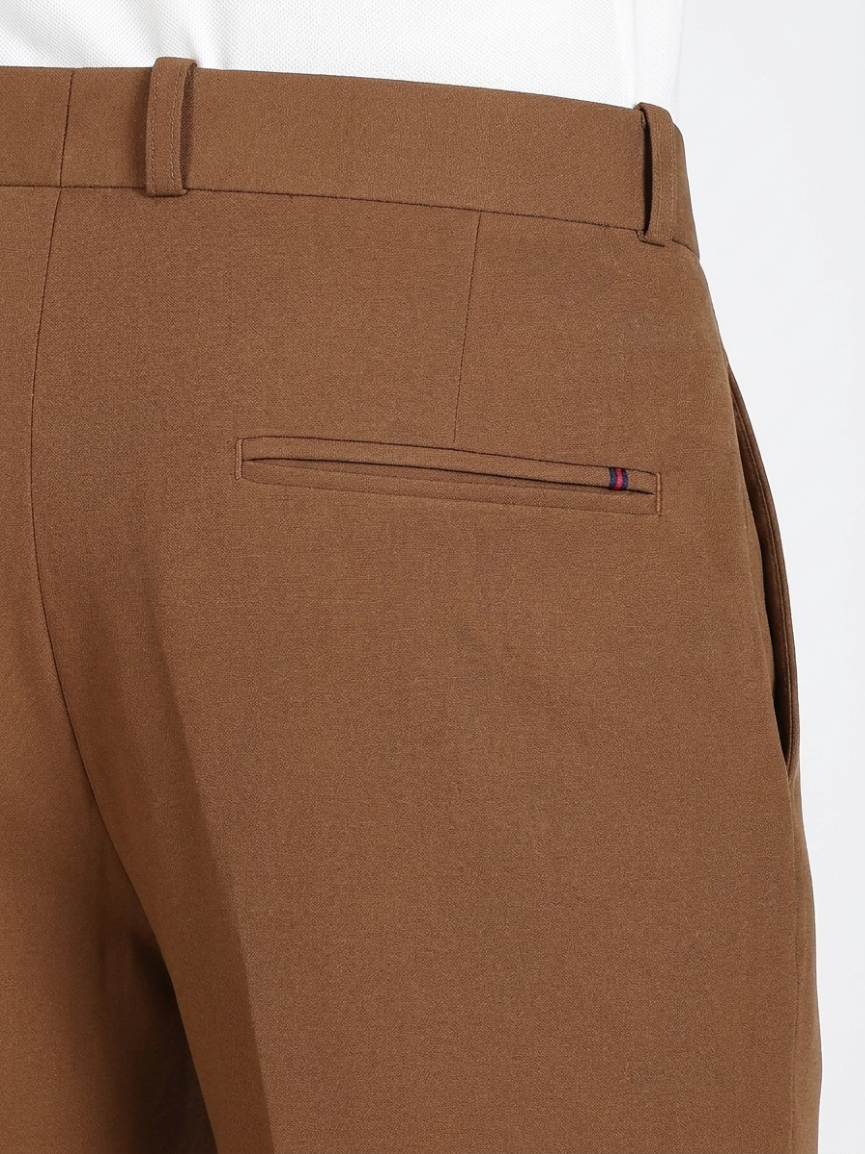 Formal Barbie Fabric Caramel  Brown Trouser