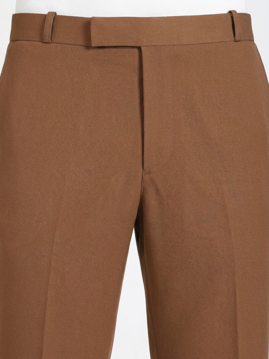 Formal Barbie Fabric Caramel  Brown Trouser