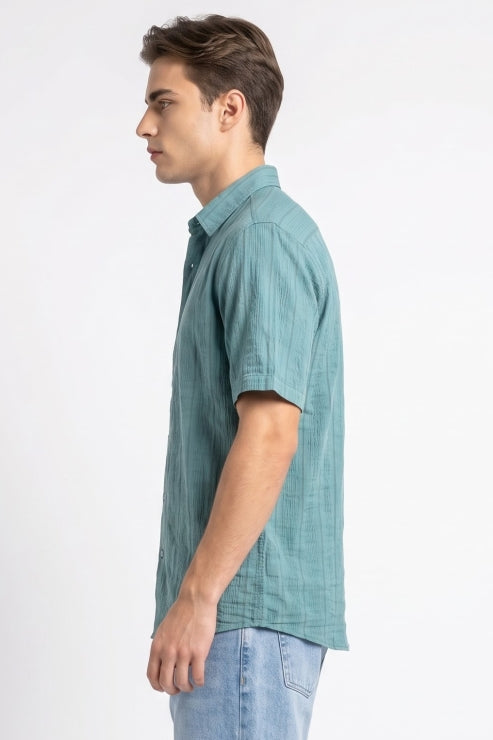 Blue Stripe Regular Fit Shirt