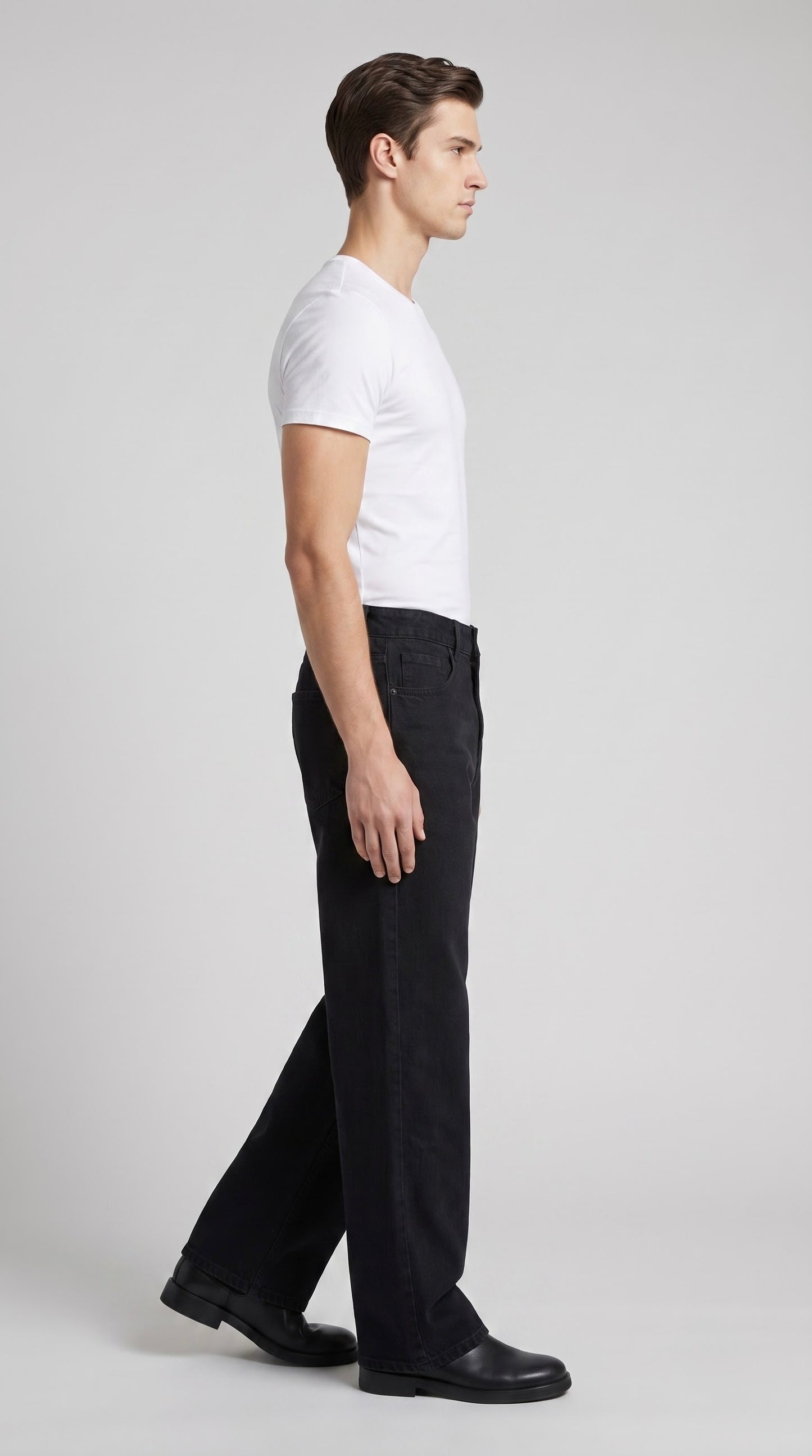 Black Wide Leg Denim
