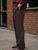 Dark Chocolate Korean Loose Fit Pants