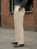 Beige korean loose fit pants
