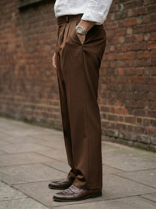 Caramel brown Korean pants