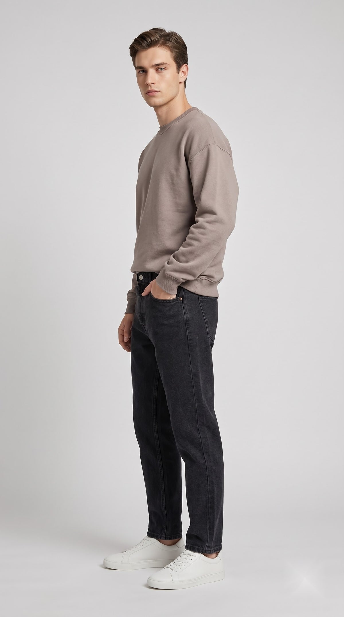 Classic Black Mom Fit Jean