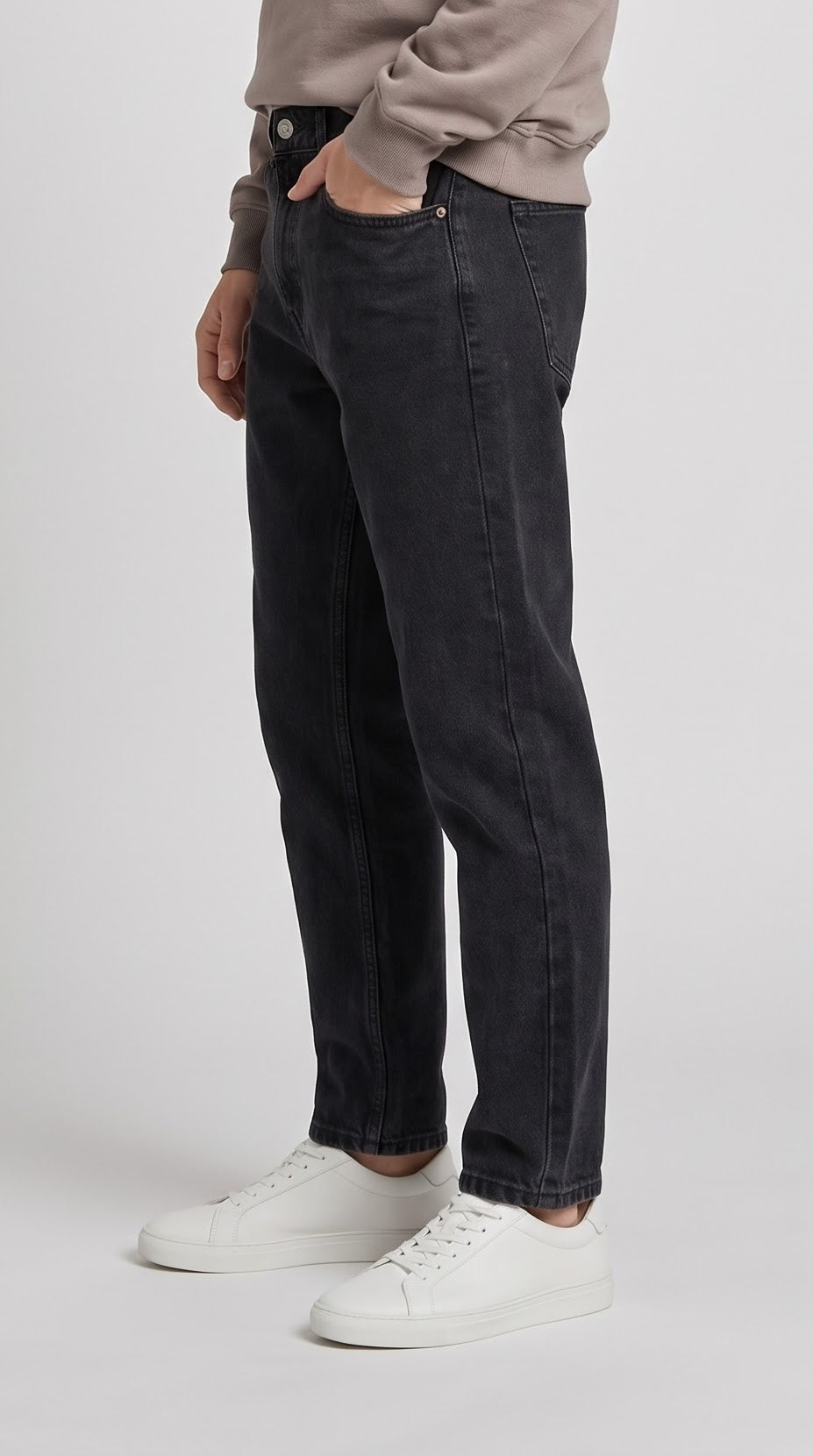 Classic Black Mom Fit Jean