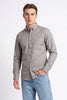 Grey Melange Regular Fit Shirt