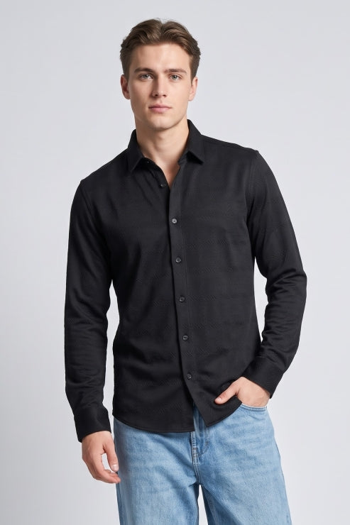 Black Regular Fit Shirt