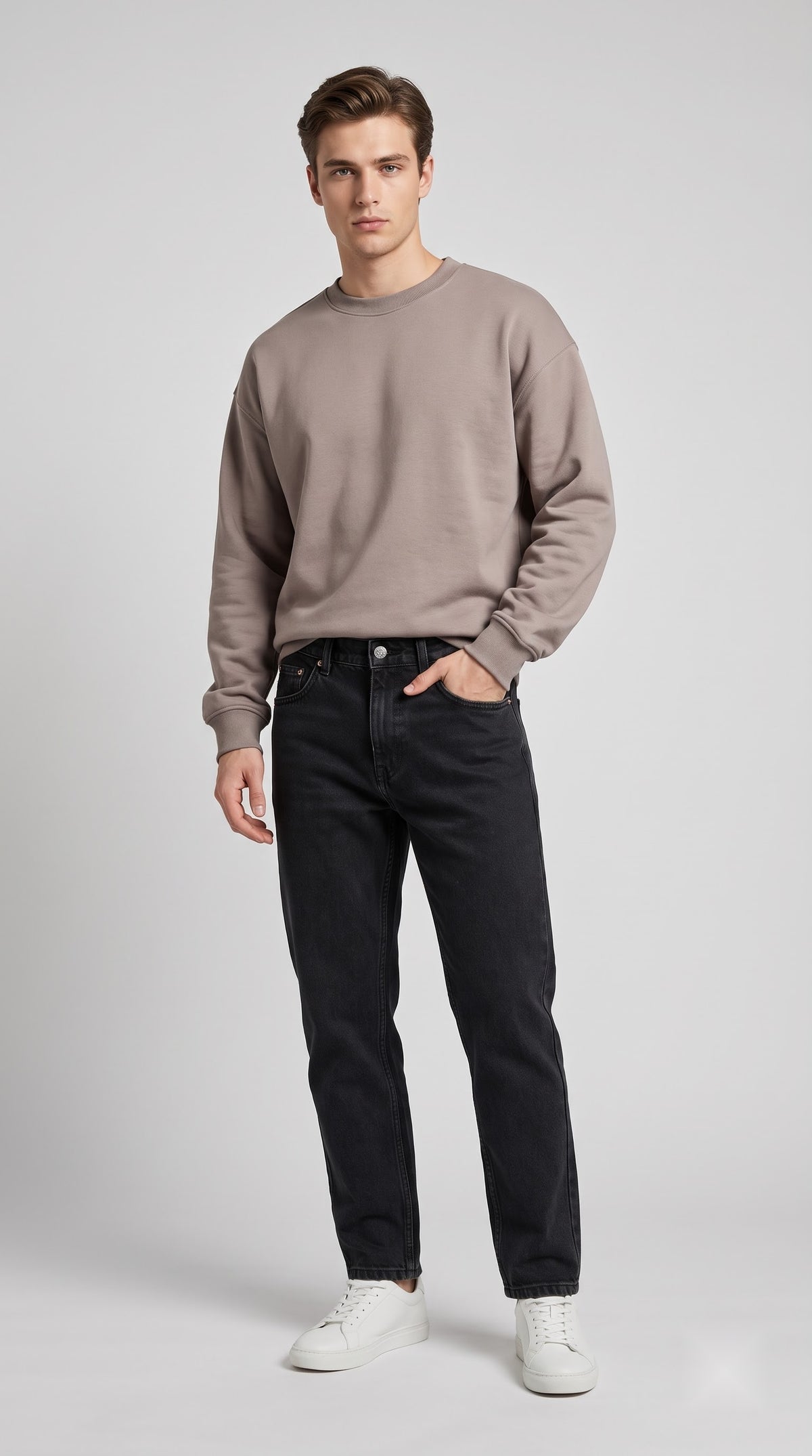 Classic Black Mom Fit Jean