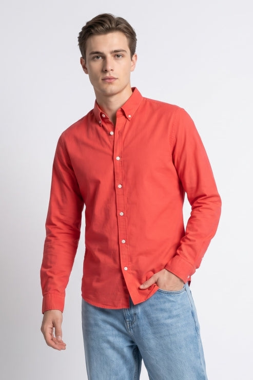 Maroon Regular Fit Shirt