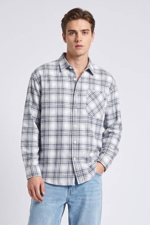 Blue Shade Checks Regular Fit Shirt