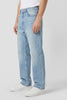 Straight Fit Denim Jeans - Light Blue Wash