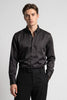 Black Melange Regular Fit Shirt
