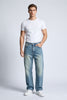 Straight Fit Denim Jeans - Vintage Wash