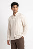 Vertical Stripe Regular Fit Shirt - Cream