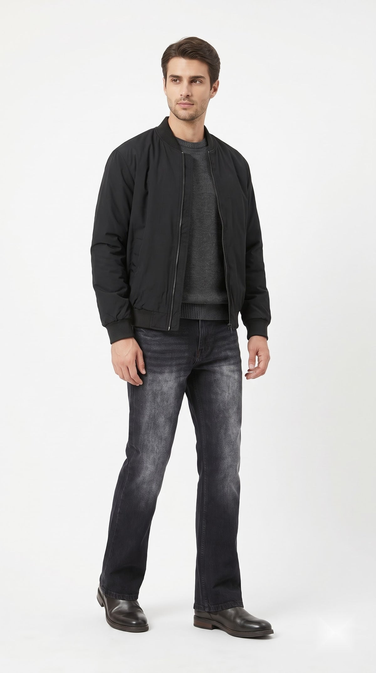 Black Bootcut Jean