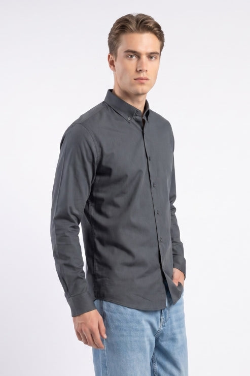 Midnight Melange Wrinkle Free Shirt