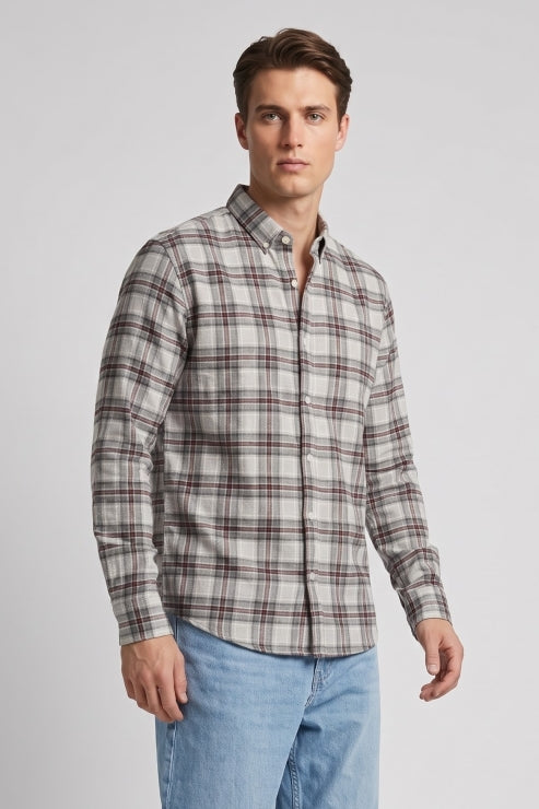 Classic Plaid Check Shirt