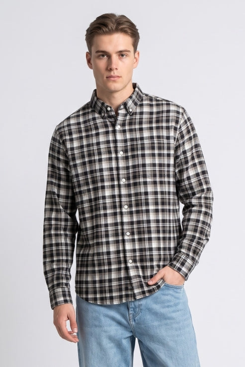 Flannel Check Regular Fit Shirt