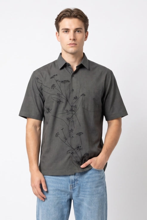 Floral Print Regular Fit Shirt