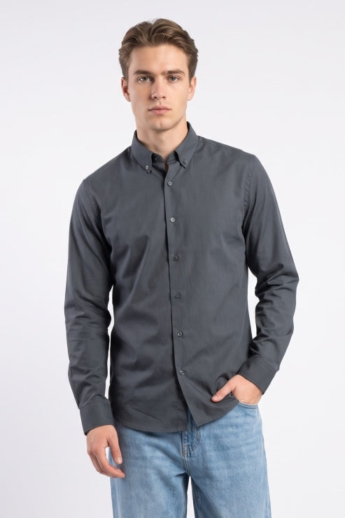 Midnight Melange Wrinkle Free Shirt