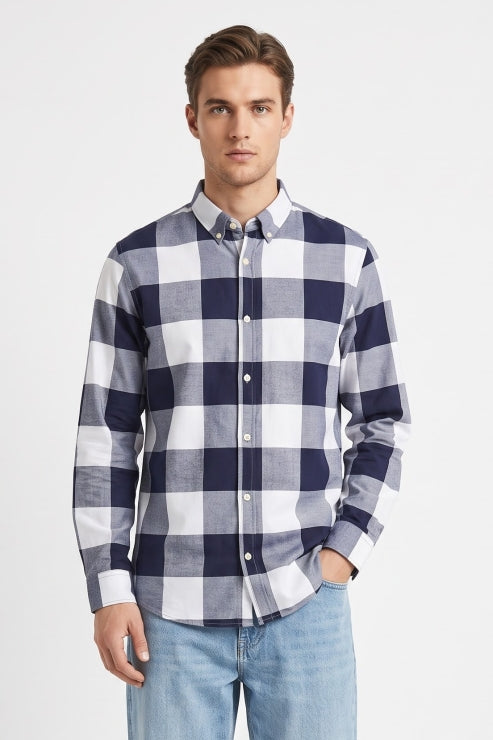 Box Check Regular Fit Shirt