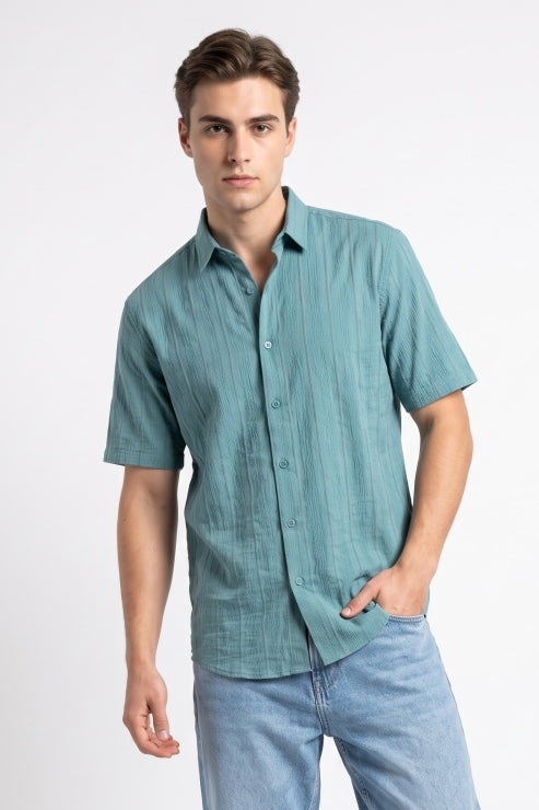 Blue Stripe Regular Fit Shirt