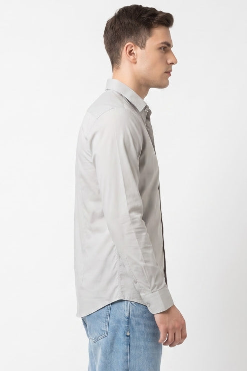 Light Grey Regular Fit Shirt