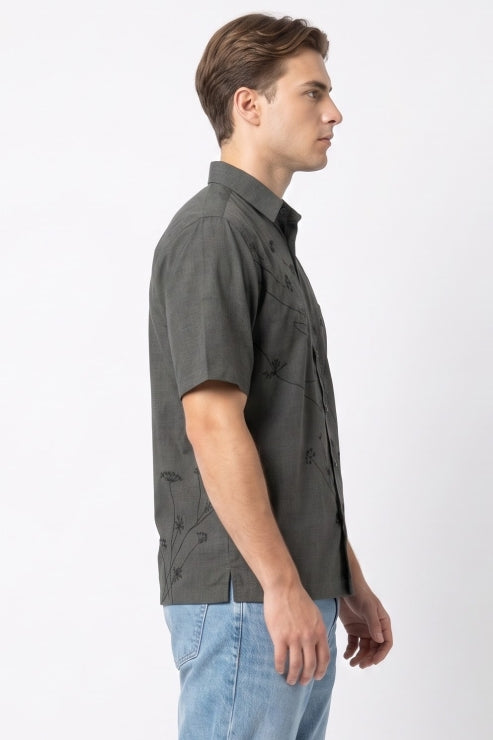 Floral Print Regular Fit Shirt