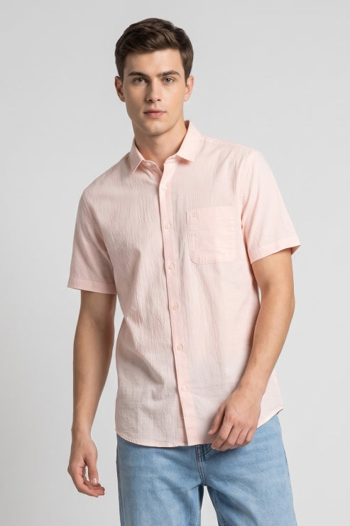 Pink Regular Fit Shirt