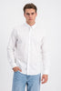 White Melange Regular Fit Shirt
