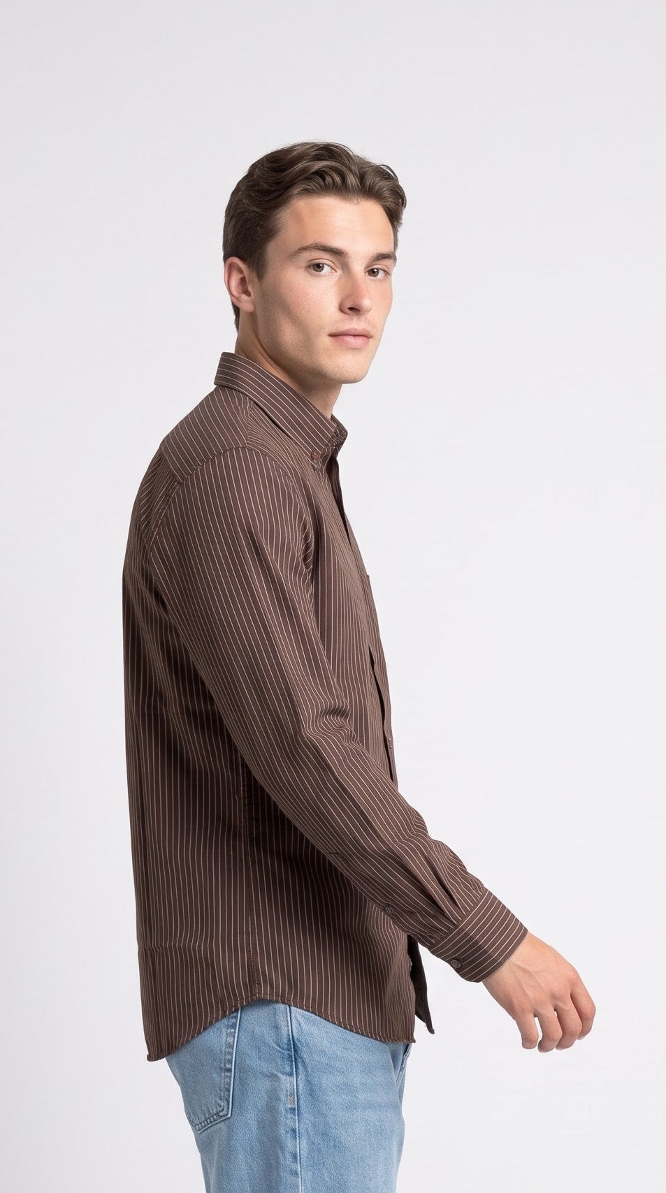 Lining Brown Shirt