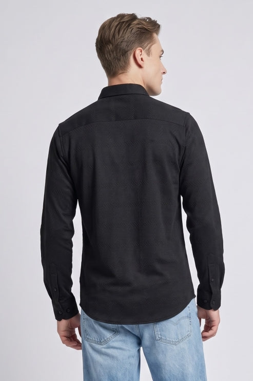 Black Regular Fit Shirt