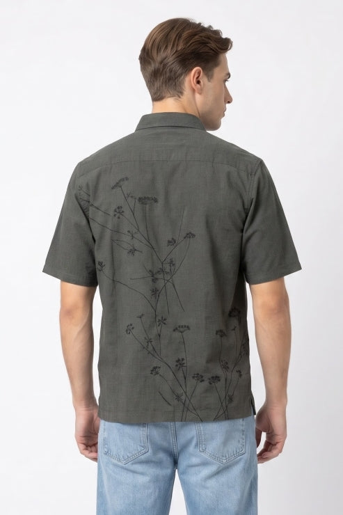 Floral Print Regular Fit Shirt
