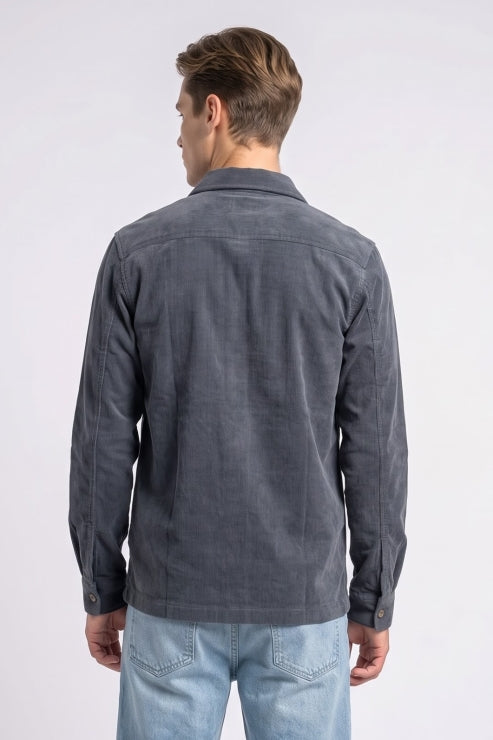 Baby Corduroy Double Pocket Regular Fit Shirt
