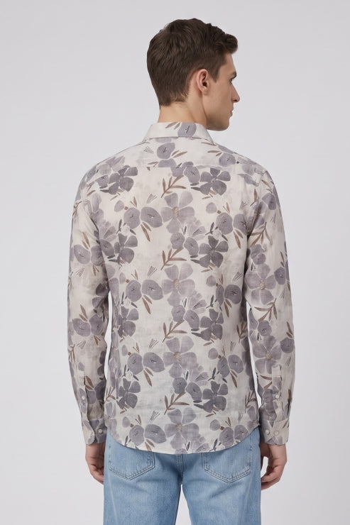 Floral Print Regular Fit Shirt