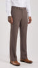 Taupe Tailored Bootcut Stretch Trousers