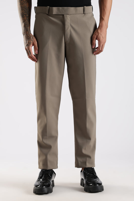 Regular Fit Stone Beige Trouser