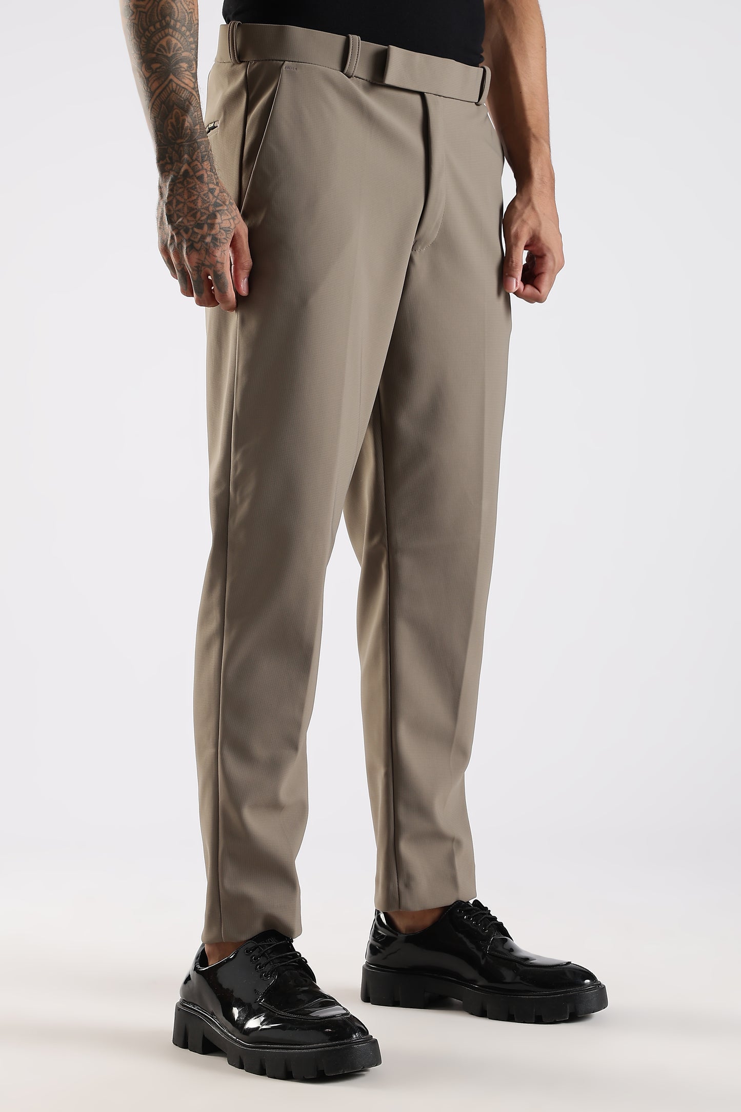 Regular Fit Stone Beige Trouser