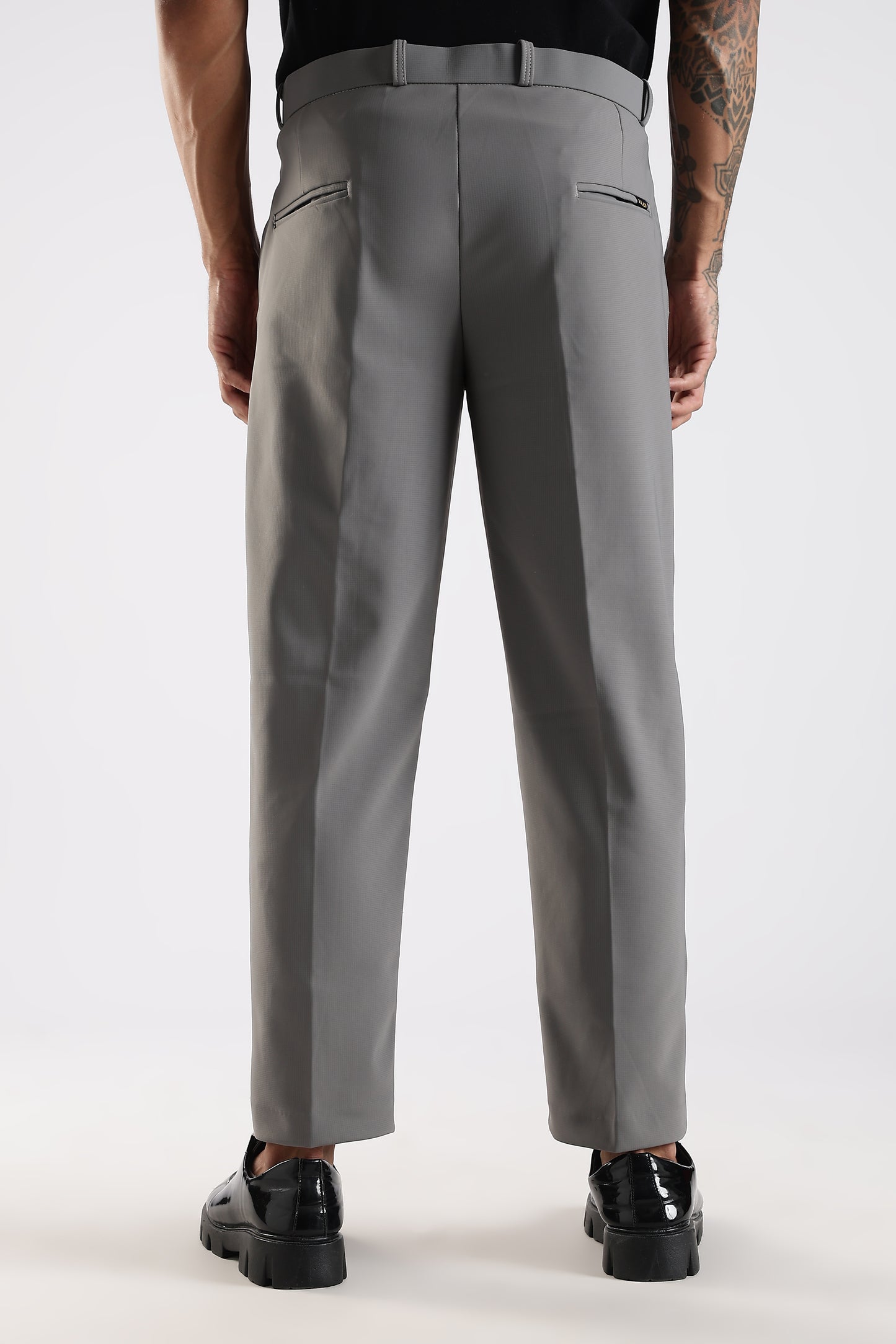 Regular Fit Light Grey Trouser
