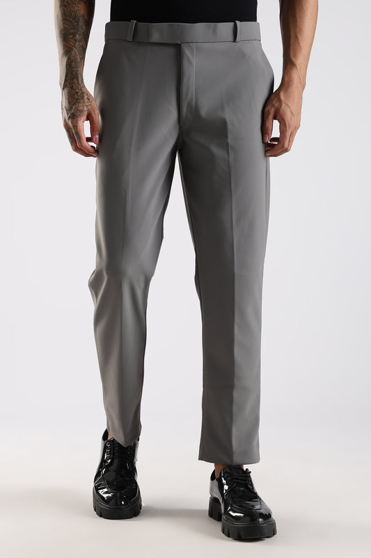 Regular Fit Light Grey Trouser