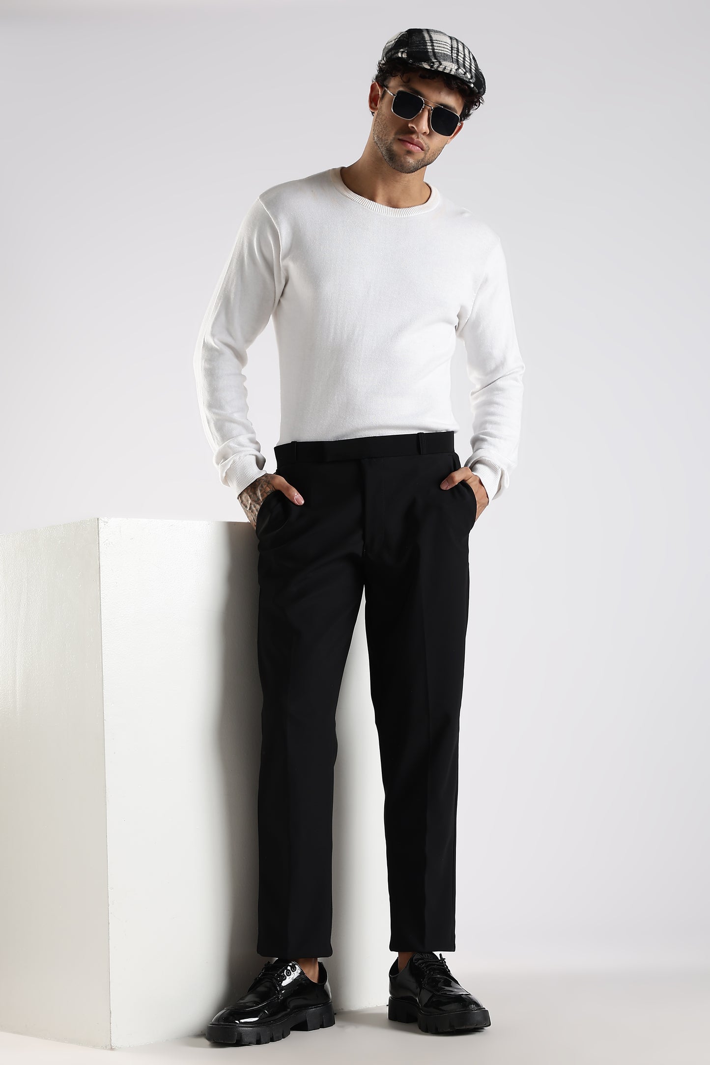 Regular Fit Black Trouser