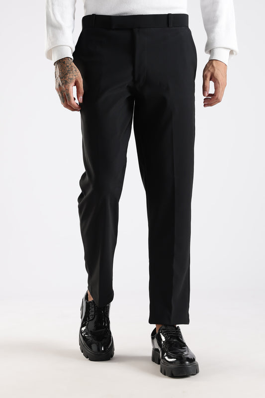 Regular Fit Black Trouser