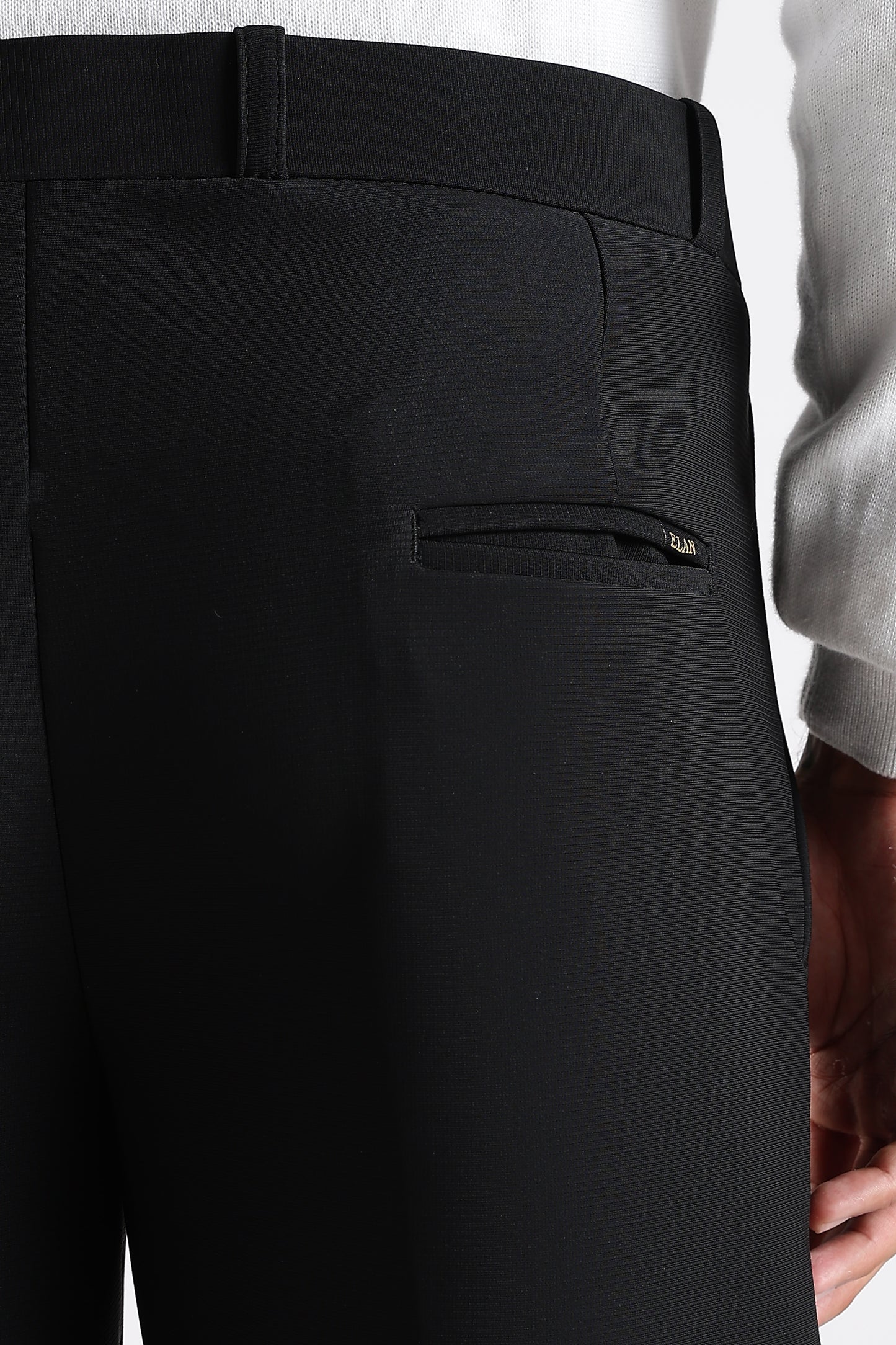 Regular Fit Black Trouser