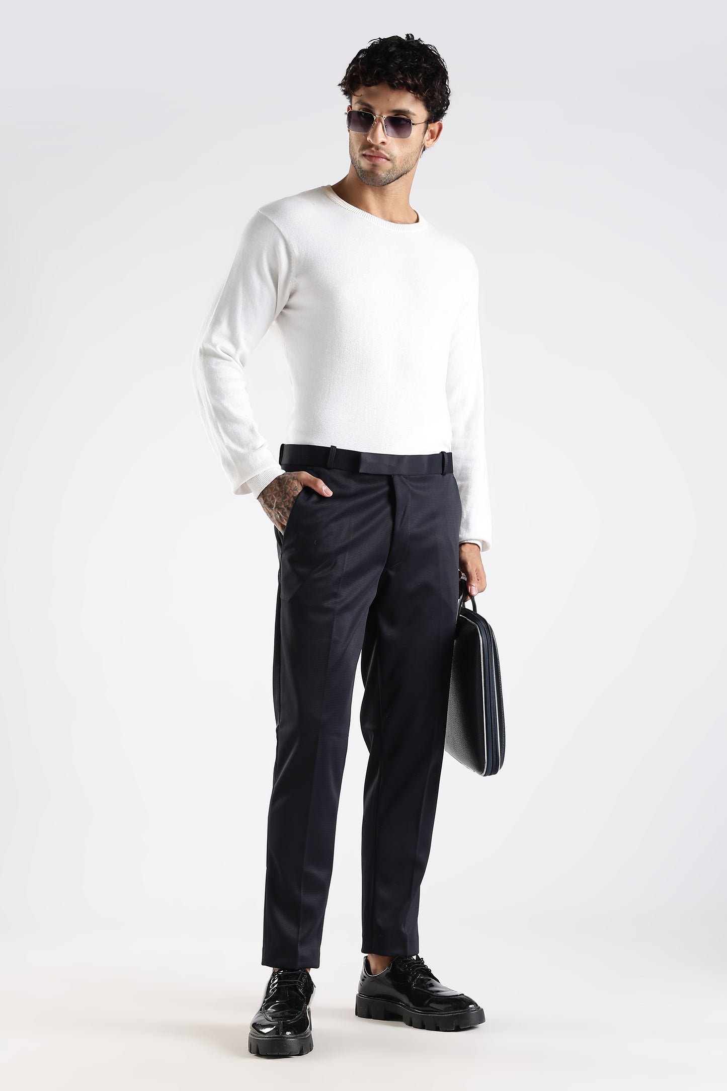 Regular Fit Classic Black Trouser