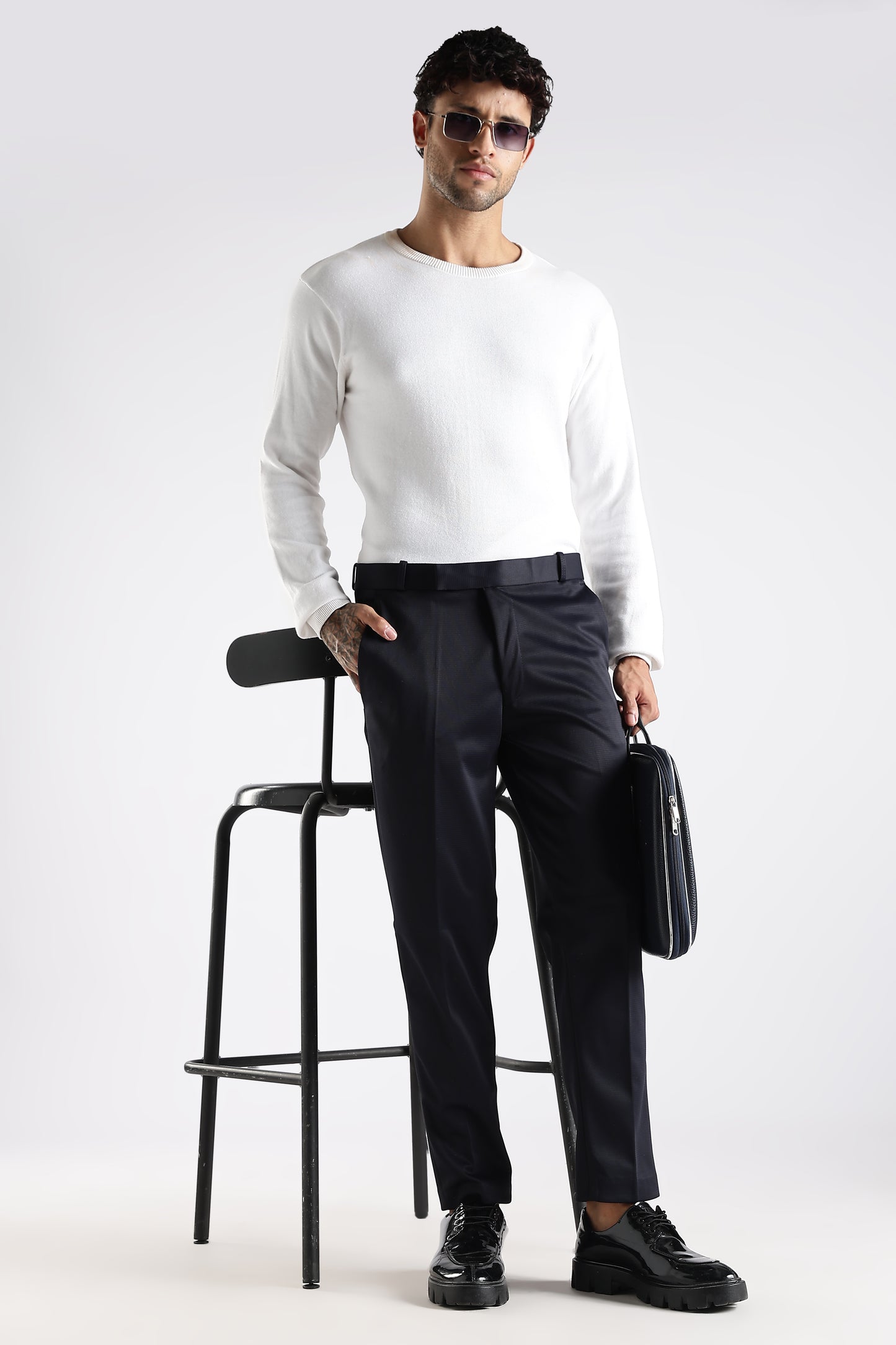 Regular Fit Classic Black Trouser