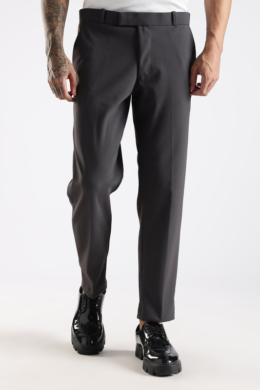 Regular Fit Dark Grey Trouser