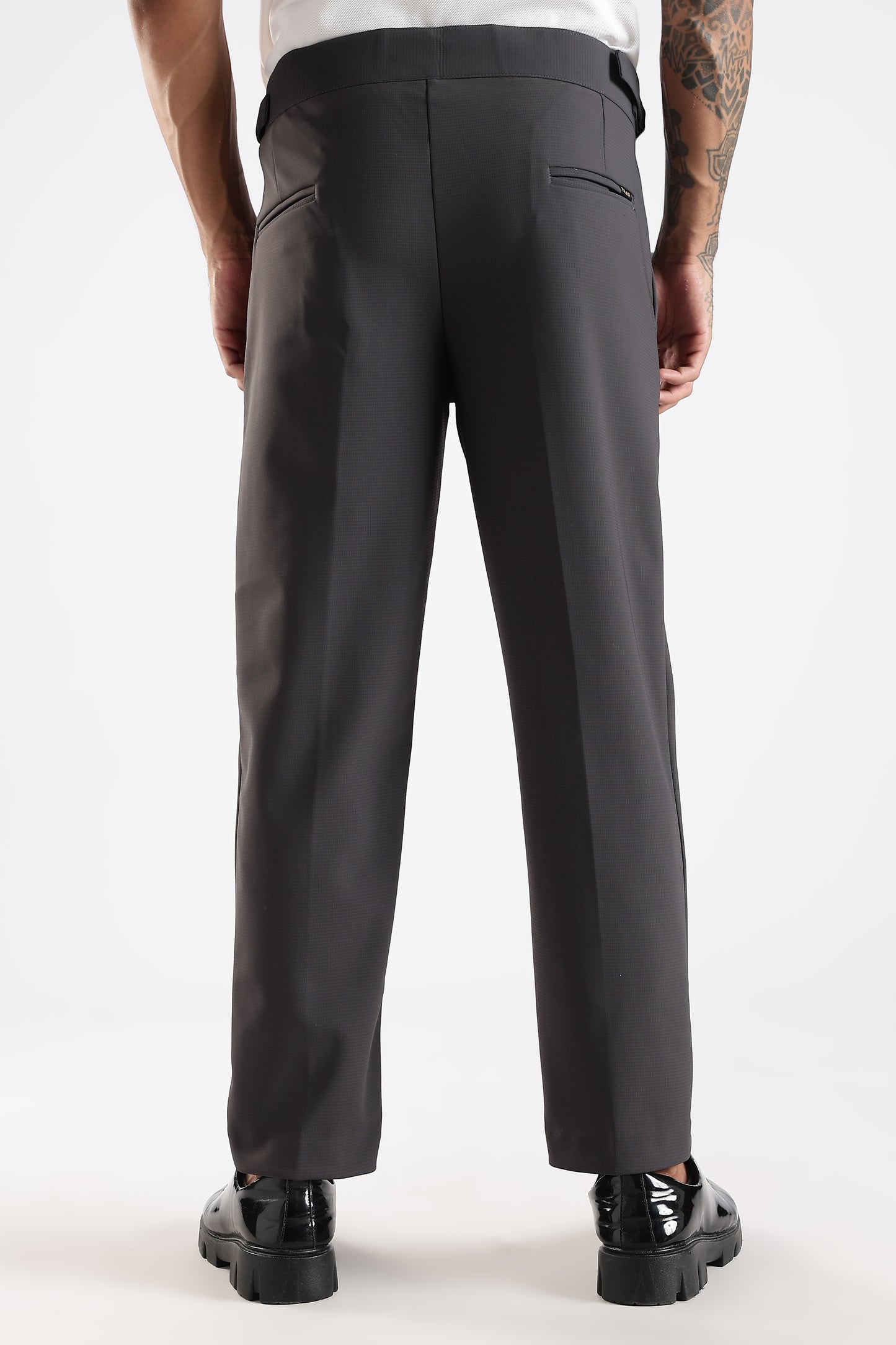 Regular Fit Charcoal Gray Gurka Trouser