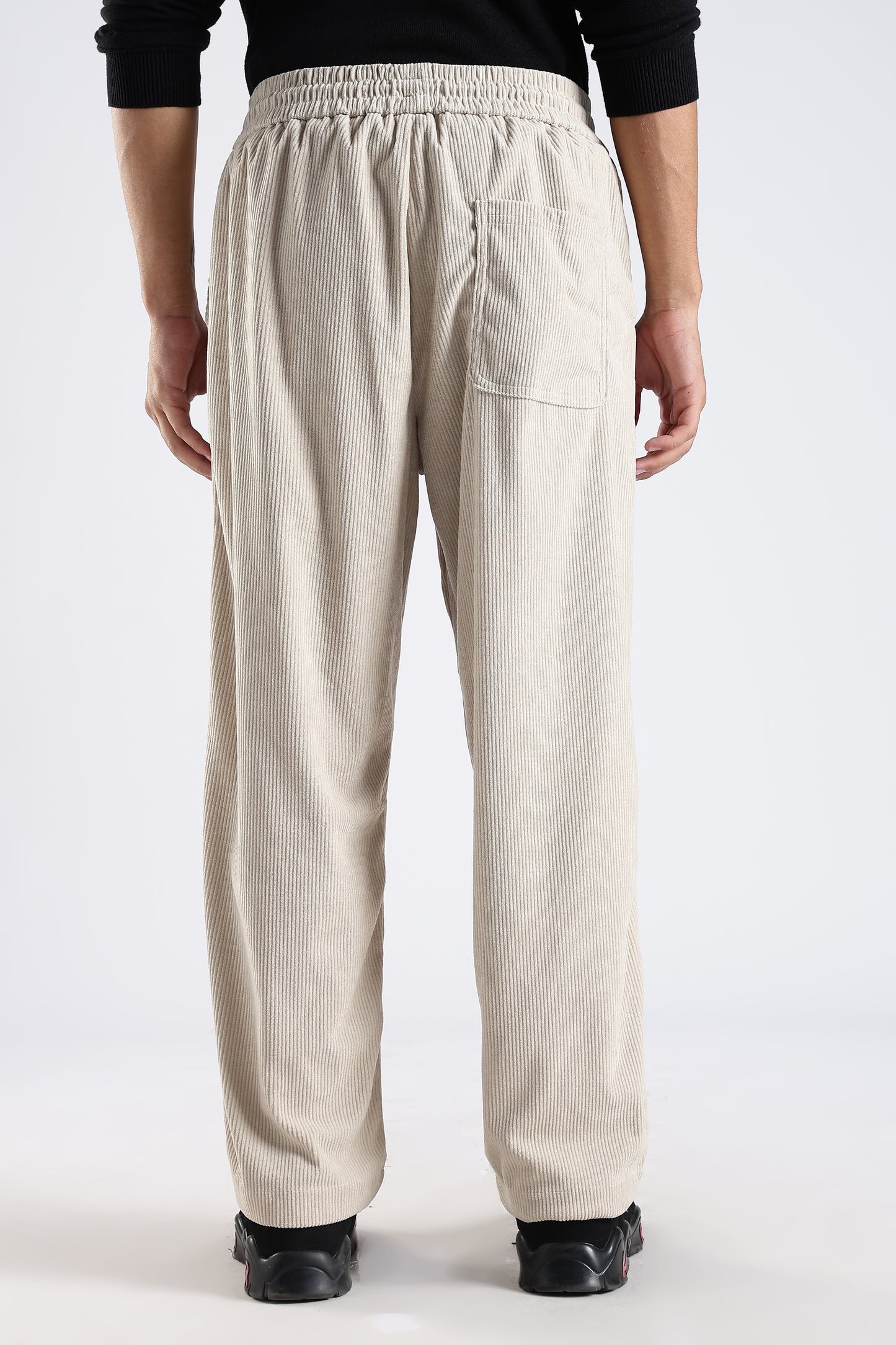 Regular Fit Courdrey Pants Beige