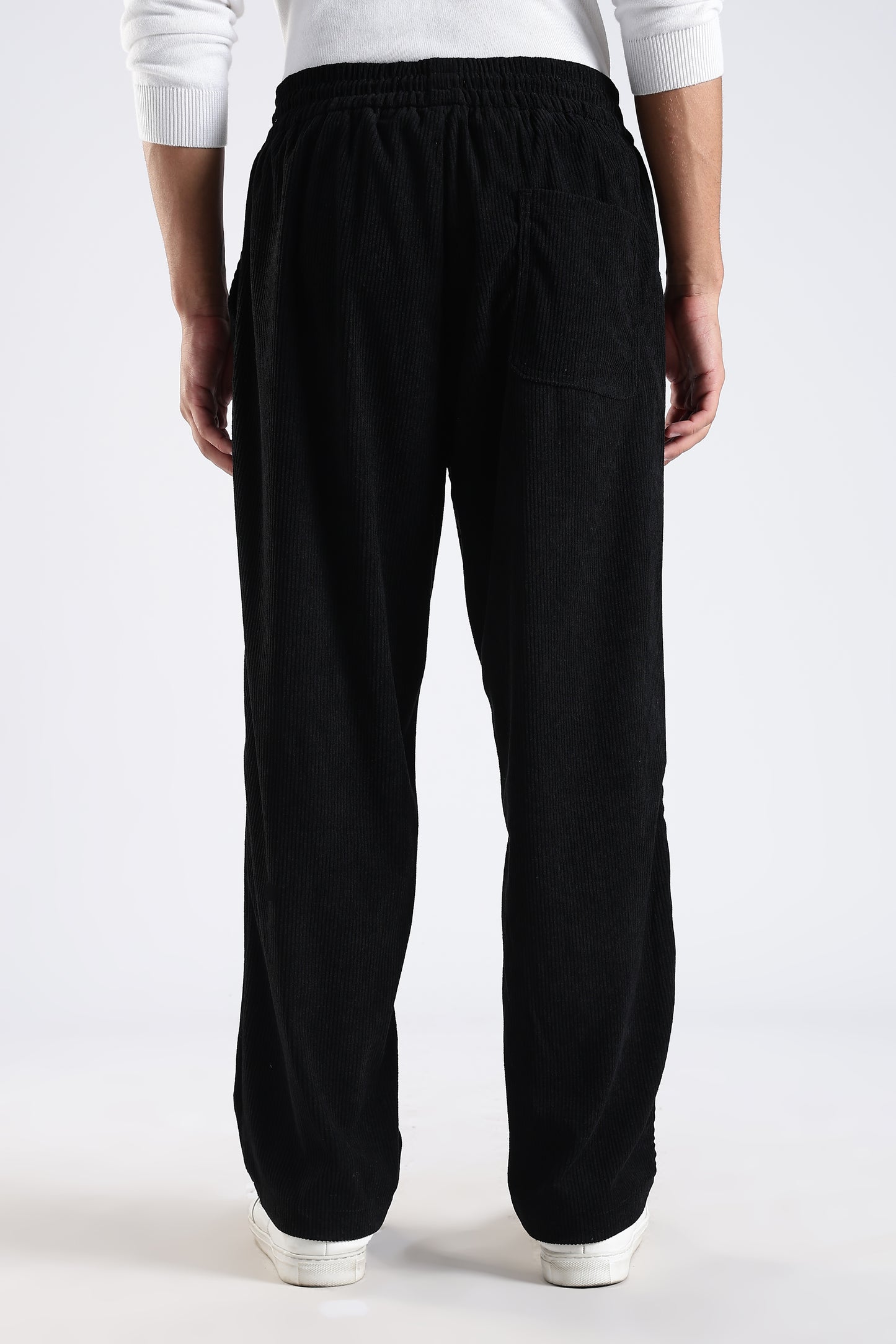 Regular Fit Courdrey Pants Black