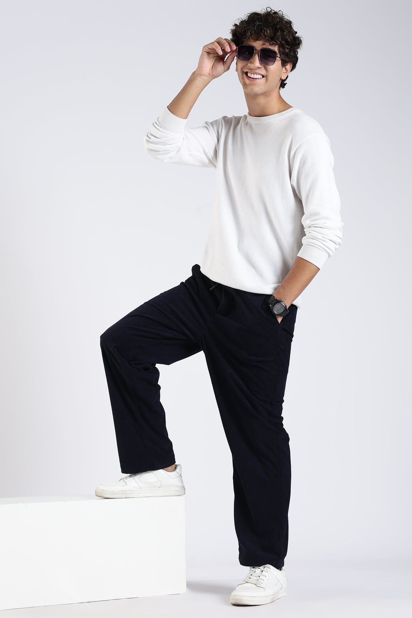Regular Fit Courdrey Navy Blue